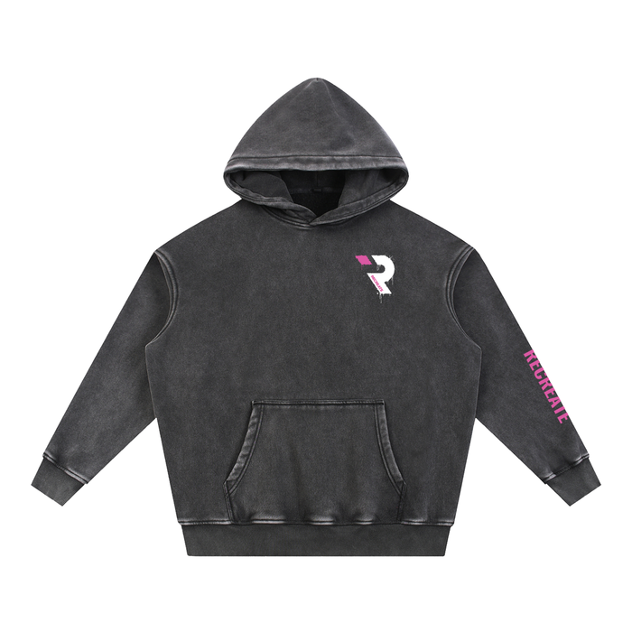 UNISEX Snow Wash Fleece Oversize Hoodie