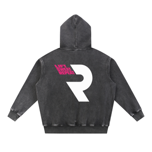Snow Wash Fleece Oversize Hoodie