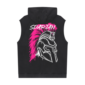 Snow Washed Sleeveless Hoodie